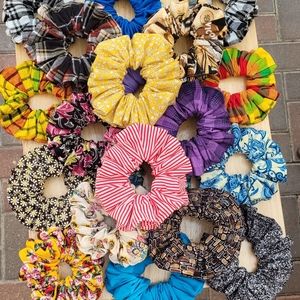 Scrunchies Large size with various print